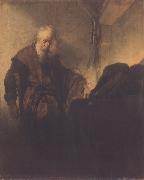 Rembrandt, St paul at his Writing-Desk (mk33)